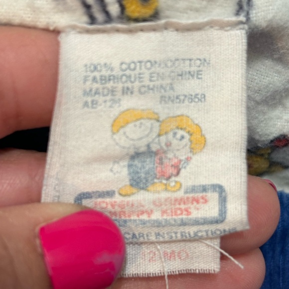 Vintage - Joyeux Gamins Happy Kids - Corduroy Overalls - Picture 4 of 5